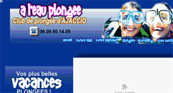 Desktop Screenshot of aleauplongee.com